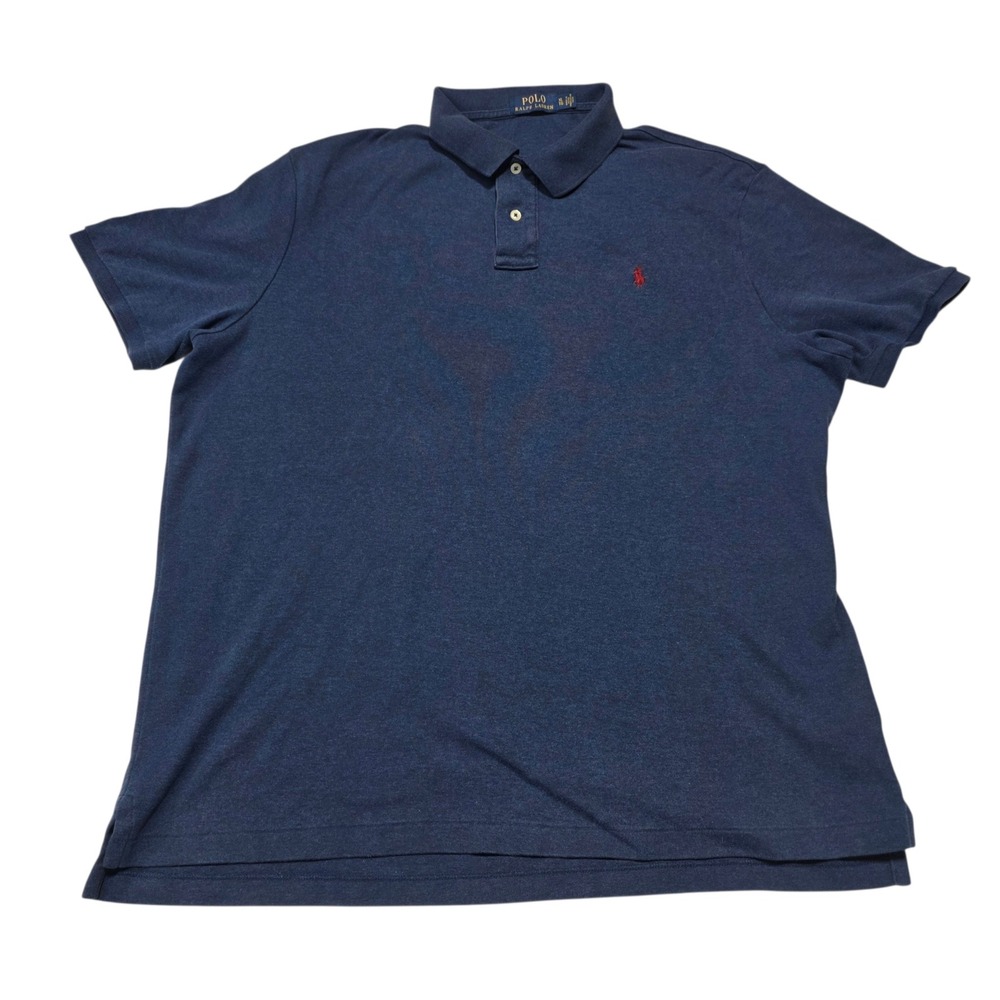 Polo Ralph Lauren Polo Shirt Mens XL Blue Short Sleeve Classic Fit Cotton